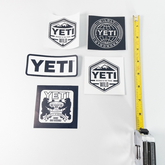 Yeti Sticker Decal Bundle Variety 5 Pack Lot - Picture 2 of 3